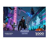 Halloween Halloween Regalo Piezas Grandes Festival Noche Oscuridad Misteriosa Creativa Todos los Santos Totalmente Entrelazado Y con Forma Aleatoria Adultos 70x50cm/1000pcs