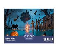 Halloween Halloween Regalo Piezas Grandes Festival Noche Oscuridad Misteriosa Creativa Todos los Santos Totalmente Entrelazado Y con Forma Aleatoria Niño 9 Años O Más 38x26cm/1000pcs