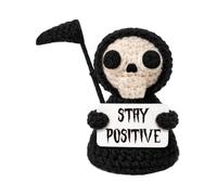 Halloween Handmade Crochet, Gothic Funny Décor, Positive Animal Craft Ornam