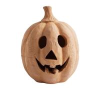 Halloween Handmade Pumpkin Jack O 'Lantern Decoraciones Interiores al Aire Libre, decoración de otoño de Calabaza de Resina Artesanal, Linda Halloween Autumn Farmhouse Table Festival Decoración del