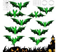 Halloween Hangable Bats - Glow in the Night Spooky Yard Hangable Props