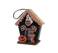 Halloween Hanging House Halloween Hanging Pumpkin Decoration Led Haunted House Ornament Halloween Party Favor Gift Ornaments Mini Ledorange1pcs