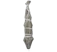 Halloween Hanging Mummy, colaborador de co-co-co-cooon, decoración de accesorio de cuerpo muerto de miedo, 180 cm, diseño de tamaño de vida, aspecto de cadáver realista, ideal para casas embrujadas, c