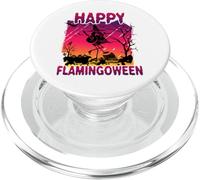 Halloween Happy Flamingoween Kids Pumpkin Flamingo PopSockets PopGrip para MagSafe