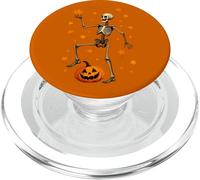 Halloween Happy Skeleton Pumpkin Autumn Jack O Lantern Fall PopSockets PopGrip para MagSafe