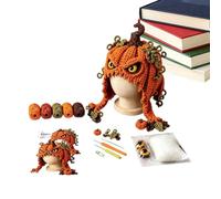 Halloween Hat Crochet Kit - Wearable Craft Set, Festival Yarn Supplies DIY