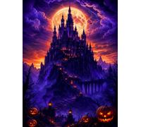 Halloween Haunted Castle Notebook: Spooky Journal for Back to School, Writing, Notes, School, Work & Daily Use