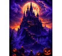Halloween Haunted Castle Notebook: Spooky Journal for Back to School, Writing, Notes, School, Work & Daily Use