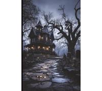 Halloween Haunted House Dot Grid Journal: A Spooky Notebook for Hallows Eve Lovers, Writers, and Creative Souls