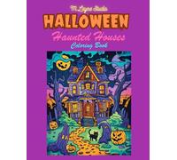 Halloween Haunted Houses: 40 High Quality Black & White Coloring Pages of Fun!