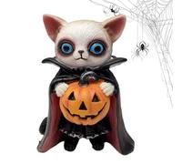 Halloween Highland Cow - Halloween Cow Plush | Highland Cattle Statue, Highlandd Cows Outdoor Decor, coleccionable Festive Figurines For Desktop Tiered Tray Family Parties Farmhouse Hall Outdoor