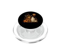 Halloween Highland Cow Lindo Fantasma Otoño Halloween PopSockets PopGrip para MagSafe