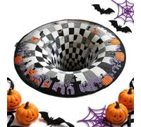 Halloween Home Decor | Carpet Non-Slip Spooky Soft Scary Optical Illusion