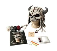 Halloween Hood Knitting Kit Spooky Wearable Hat Crocheting Supplies Wool