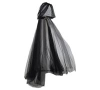 Halloween Hooded Cloak, Spooky Witch Cape, 73.62x20.47 Inches Cosplay Dress Up Robe, Themed Costume Wear for Masquerade Balls Photography Party Fancy Stage Performance and Festive Character Events