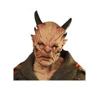 Halloween Horned Warcraft Mask Cracked Tooth Demon Tracker Horror Demon Latex scary evil face zombie costume