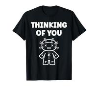 Halloween Horror Funny Quote Thinking of You Voodoo Doll Camiseta