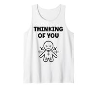 Halloween Horror Funny Quote Thinking of You Voodoo Doll Camiseta sin Mangas