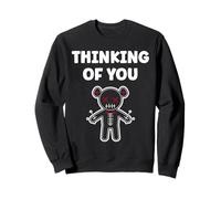 Halloween Horror Funny Quote Thinking of You Voodoo Doll Sudadera