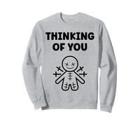 Halloween Horror Funny Quote Thinking of You Voodoo Doll Sudadera