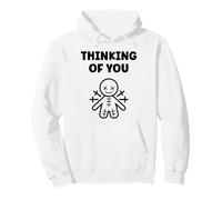 Halloween Horror Funny Quote Thinking of You Voodoo Doll Sudadera con Capucha