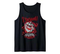 Halloween Horror Nights I Survived HHN Bloody Pumpkin Camiseta sin Mangas