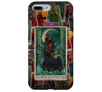 Halloween Horror Nights La Gran Sacerdotisa Tarot Card Carcasa para iPhone 7 Plus/8 Plus
