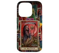 Halloween Horror Nights La Muerte Tarot Card Carcasa para iPhone 14 Pro
