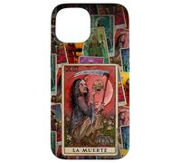 Halloween Horror Nights La Muerte Tarot Card Carcasa para iPhone 15