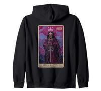 Halloween Horror Nights La Reina De Espadas Tarot Card Sudadera con Capucha