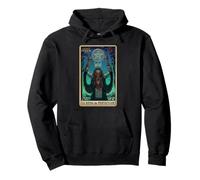 Halloween Horror Nights La Reina De Pentáculos Tarot Card Sudadera con Capucha
