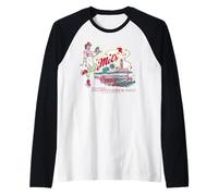 Halloween Horror Nights Mel’s Drive-In Zombie Carhop Camiseta Manga Raglan