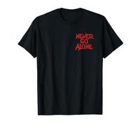 Halloween Horror Nights Never Go Alone Raven Front & Back Camiseta