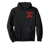 Halloween Horror Nights Never Go Alone Raven Front & Back Sudadera con Capucha