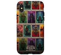 Halloween Horror Nights Tarot Grid All-Over Print Carcasa para iPhone X/XS