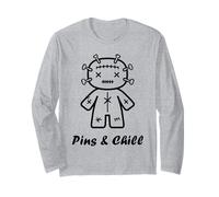 Halloween Horror Pins and Chill Funny Voodoo Doll Manga Larga