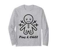 Halloween Horror Pins and Chill Funny Voodoo Doll Manga Larga