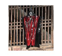 Halloween Horror Props Haunted House Decoration Electric Toys Sound and Light Sound Control Skeleton Ghost Head Little Hanging Ghost