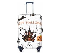 Halloween Icon Collection - Fundas elásticas para equipaje de viaje, 45,7 a 81,3 cm, Black, X-Large