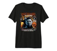 Halloween II Michael Myers 90s Collage Camiseta Premium