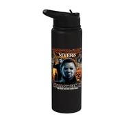 Halloween II Michael Myers 90s Collage Stainless Steel Insulated Water Bottle