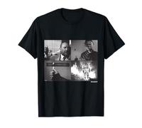 Halloween II Michael Myers and Dr Loomis Fire Camiseta