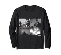 Halloween II Michael Myers and Dr Loomis Fire Manga Larga