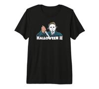Halloween II Michael Myers Bold Knife & Mask Camiseta Premium