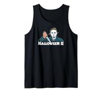 Halloween II Michael Myers Bold Knife & Mask Camiseta sin Mangas