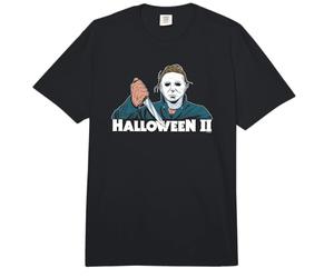 Halloween II Michael Myers Bold Knife & Mask Comfort Colors Adult Heavyweight T-Shirt