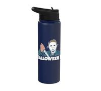 Halloween II Michael Myers Bold Knife & Mask Stainless Steel Insulated Water Bottle