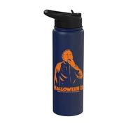 Halloween II Michael Myers Bold Mask Poster Stainless Steel Insulated Water Bottle