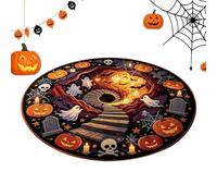 Halloween Indoor Rug - Anti-Slip Optical Illusion Mat | Seasonal Decor