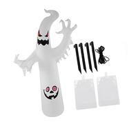 Halloween Inflable Fantasma, Decoración Inflable de Halloween Soplando 2.4m IP44 LETERROO LED LUCHES para la Ley (Enchufe de la UE 220-240v)